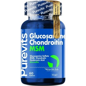 Resim Purevits Glucosamine - Chondroitin - MSM - Boswellia - Hyaluronik Asit 60 Tablet 