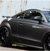 Resim Audi Logo Mini Sticker Etiket Modeli 