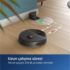 Resim 3ü 1 Arada Islak Kuru ve Moplu, Ultra Yüksek Emüş Güçlü Premium Akıllı Robot Süpürge, 230DK 