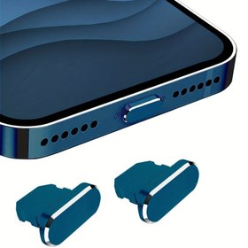 Resim 2 adet Alüminyum Alaşımlı Toz Geçirmez Fiş, iPhone, iPad, AirPods Soketini Temiz Tutmak! 