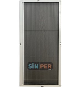 Resim Klipsli Sök Tak Pileli Pencere Sinekliği Beyaz 0-90 cm x 0-210 cm İstenilen Ölçüde 