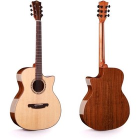 Resim Alston D-85c Elektro Akustik Gitar Natural 
