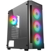 Resim Rampage Vıgılant Mesh 650W 80+ Bronze Rgb Fan Atx Siyah Mıd Tower Oyuncu Kasası 