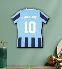 Resim Bk Gift Kişiye Özel İsimli Taraftar Forma 3d Ahşap Tablo 6, Arkadaşa Hediye, Sevgiliye Hediye, Doğum Günü Hediyesi Kobitmeyencom30166 Bk Gift 