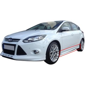 Resim Ford Focus 3 HB - Sedan (2012 - 2015) Yan Marşpiyel Seti (Plastik) 