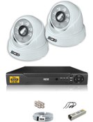 Resim IDS D-2028HD-SET2-NOHDD 2 Kameralı 1080P Full HD 5 MP Sony Lensli Kamera Seti - 2028 