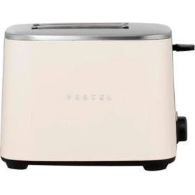 Resim Bej Renkli 2 Dilim Ekmek Kızartma Makinesi, Pratik ve Şık Tasarım 