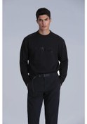 Resim Lufian Luther Erkek Sweatshirt Siyah 001 