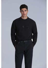 Resim Lufian Luther Erkek Sweatshirt Siyah 001 