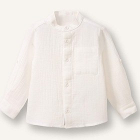 Resim Defacto Müslin Gömlek Erkek Bebek H6253a526spwt34 Beyaz-wt34 
