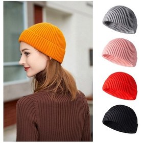 Resim 2 Adet Kısa Bere Hipster Bere Takke Bere Leon Beresi Hip Hop Beresi Takke Lacivert - Kırmızı 