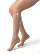 Resim Dizaltı Burnu Açık Ccl2 Bej Çorabı No:4 