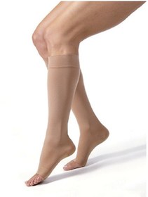 Resim Dizaltı Burnu Açık Ccl2 Bej Çorabı No:4 