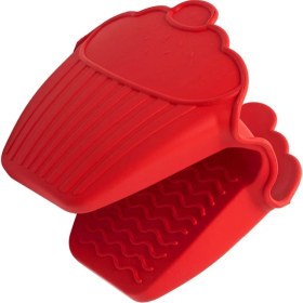 Resim Kitchen Design Lab Silikon Fırın Eldiveni Kırmızı 