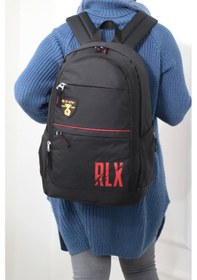 Resim Konfores 1169 Unisex Anatomik Sırt Çantası-Siyah Kırmızı 