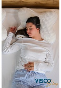 Resim Visco Yastık Papillon Ortopedik Yastık 45x50x15 Cm 