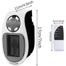 Resim Flybuy 500w Hızlı Isıtma, Zamanlayıcı Ve Termostatlı Uzaktan Kumandalı Taşınabilir Seramik Isıtıcı - Ev Ve Ofis İçin Kullanışlı Isıtma Çözümü 
