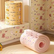 Resim 1 adet Sevimli Karikatür Hayvan Tasarımlı Kauçuk Kenar Koruma Şeridi, 2m Kalınlaştırılmış NBR Köpük Tampon Pencere Eşiği, Masa, Duvar Köşe Koruma - Ftalat İçermez Malzeme 