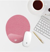 Resim Özer Store Pembe Renkli Bilek Destekli Oval Mouse Pad Mouse Altlığı 