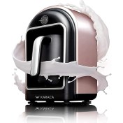 Resim Karaca Hatır Mod Sütlü Türk Kahve Makinesi, 300 ml 5 Fincan, ‎735 W, Sütlü Içecek Ayarı, Otomatik Kapanma, Rose Gold 