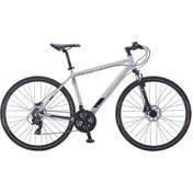 Resim Salcano City Life 24s Hd Şehir Ve Gezi Bisikleti 24 Vites Hidrolik Disk Full Shimano 20" - Gri Siyah - Turkuaz 