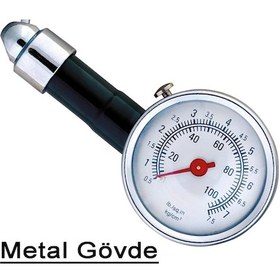 Resim Wert 2661 Metal Gövde Lastik Basınç Ölçer 
