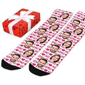 Resim XOX Tasarımlı Karikatürlü Sevgiliye Esprili Çorap 