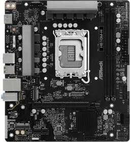 Resim ASROCK H810M-H 6400MHz DDR5 Soket 1851 M.2 USB 3.2 HDMI mATX Anakart 