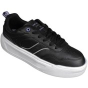 Resim Kinetix Kadın Siyah Pembe Cilt Kalın Taban Sneaker Spor Ayakkabı 001 