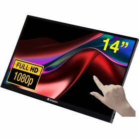 Resim Verbatim PMT-14 14" 60Hz 6Ms HDMI+USB-C HDR FullHD FreeSync IPS Taşınabilir Dokunmatik Monitör 