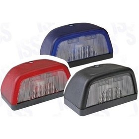 Resim Üniversal Plaka Lambası Siyah 12X24 Volt E9 Belgeli 