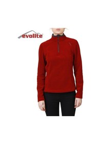 Resim Evolite Fuga Kadın Mikro Polar Sweater - Bordo Çok Renkli 
