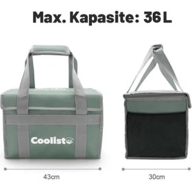 Resim AyrStore CL36LG 36 Litre Katlanabilir Termos Bez Çanta/buzluk 
