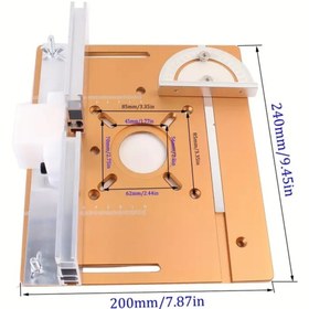 Resim BGA freze tezgahı alüminyum 3'lü Yönlendirici Tabla Ekleme Plakası Alünyum Alaşımlı set 