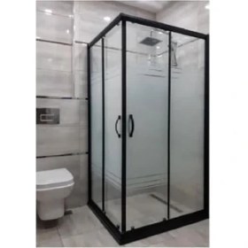Resim Peri Store Cam Duşakabin Kulpu (Oval-Siyah) 