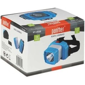 Resim Panther Pt-2938 Kafa Lambası Pilli Beyaz 