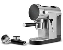 Resim Karaca Coffee Art Dijital 20 Bar Espresso Makinesi Metalik Gri 