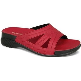 Resim Ceyo Belıze Anatomik Taban Kadın Terlik Kırmızı 36-40 Kırmızı 