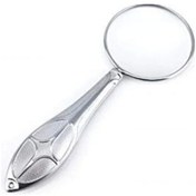 Resim -gümüş Renkli 45mm Cam Lens, Zarif Tasarımlı Metal Büyüteç-mg18155-8 Diğer 