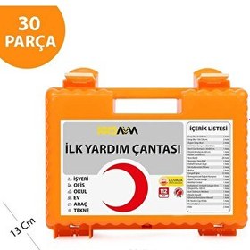 Resim Kkdavm İş Yeri Çantası Ecza Dolabı İlk Yardım Seti 