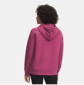 Resim Under Armour Rival Fleece Shimmer Kadın Kırmızı Kapüşonlu Sweatshirt Kırmızı 
