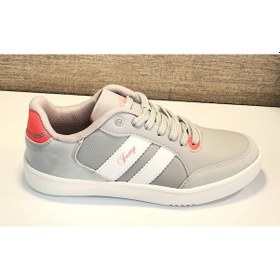 Resim Jump 28147 Bayan Sneaker Spor Ayakkabı Gri Bej 