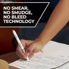 Resim Esranın Dünyası Sharpıe S-Jel Kalemler, Moda Varil Jel Kalemler, Inci Beyaz Gövde, Orta (0,7 Mm) Nokta, Kalın Mürekkep Renkleri, 8 Adet 