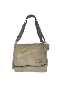 Resim Old Cotton Cargo Vintage Salaş Orta Boy Unisex Günlük Çapraz Postacı Tablet Çantası M 32 Cm X 27 Cm Bej 