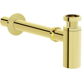 Resim VitrA A4512323 Lavabo Sifonu, T Tipi, Altın 