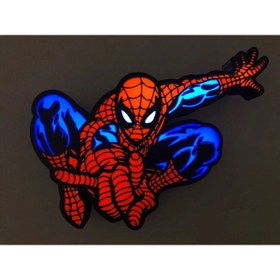 Resim Devotech Ambiyans ışıklı Spiderman Masa lambası 