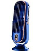 Resim 5 Led Işıklı 11.8 İnç Kanatsız Masa Vantilatörü Mavi A, 