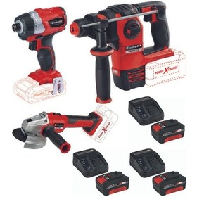 Resim Einhell TE-CI 18 BL Vidalama Axxio 18/115 Herocco 18v 3x4.0ah Set 