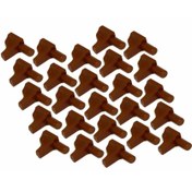 Resim Adilon Kahve Rengi 5 mm Dübelli Raf Pimi (15 Adet) (CMS.10130107) 