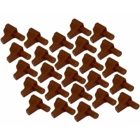 Resim Adilon Kahve Rengi 5 mm Dübelli Raf Pimi (15 Adet) (CMS.10130107) 
